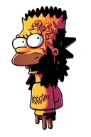 Bart Simpson tattoo design idea