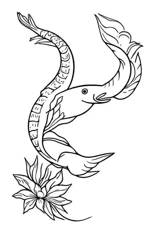 hawaiian themed ocean animals tattoo design tattoo design idea