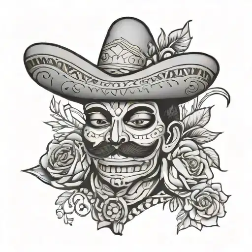 Mexican Heritage Smiles tattoo design idea