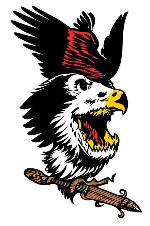 foo fighters logo with album cover inspiration  tattoo design idea