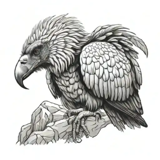 Andean condor tattoo design idea
