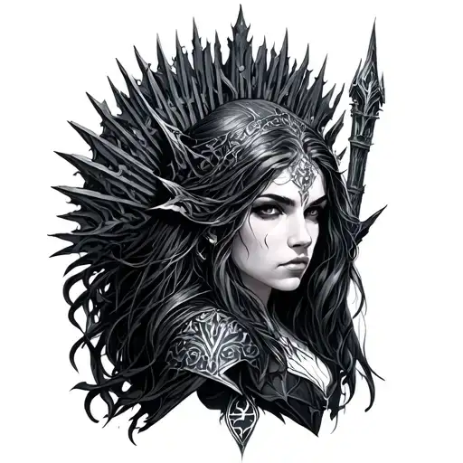 throne of glass tattoo design idea