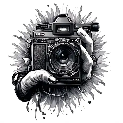 Film maker tattoo design idea