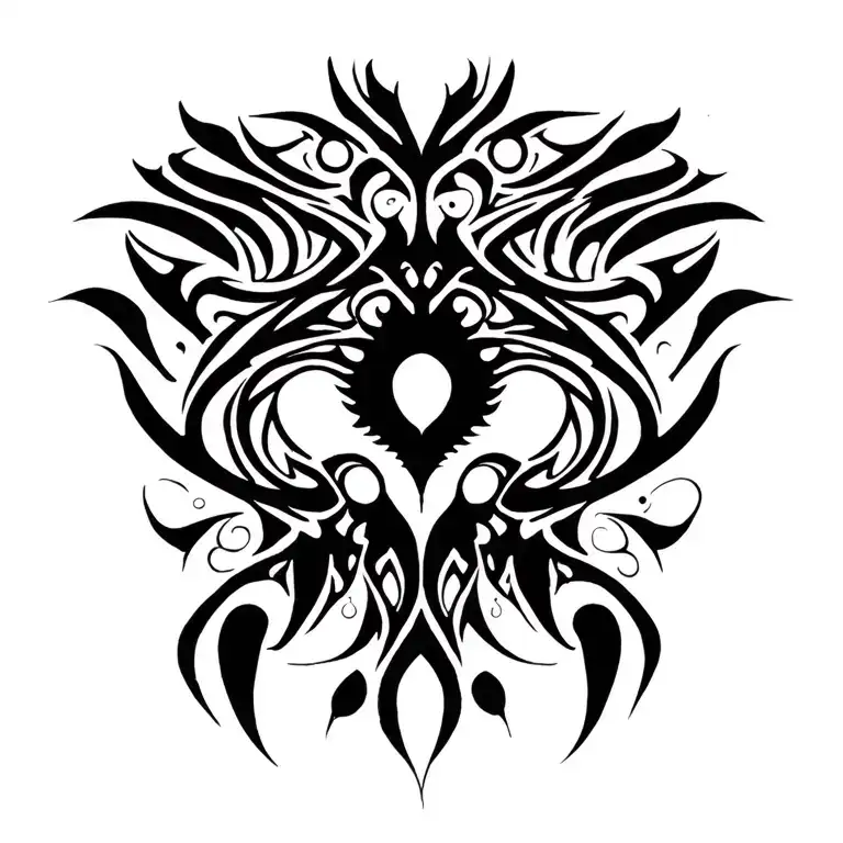 cosmic destiny dna tattoo design idea