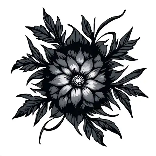 Genital tattoo design idea