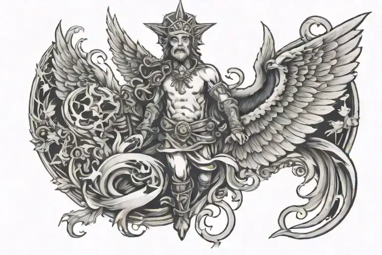 Lucas, bringer of light, 11/27/2024 tattoo design idea