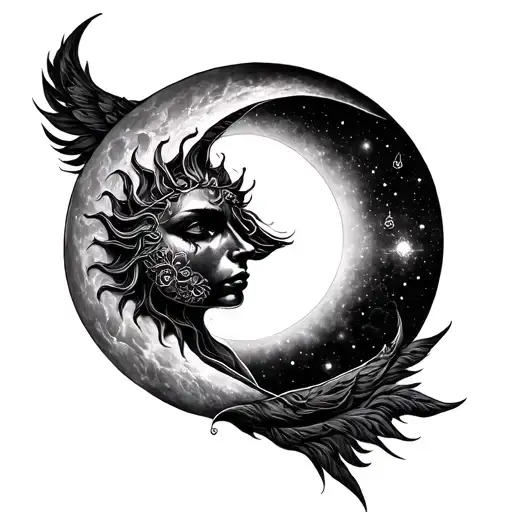 aquarius sun libra moon gemini rising tattoo design idea