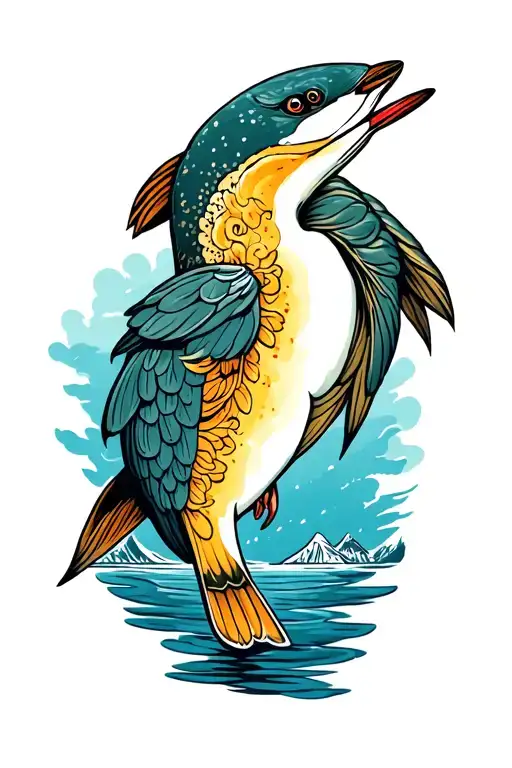 A Great Lake tattoo design idea
