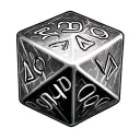 D20 Dice tattoo design idea