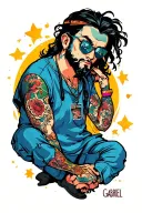 Gabriel tattoo design idea