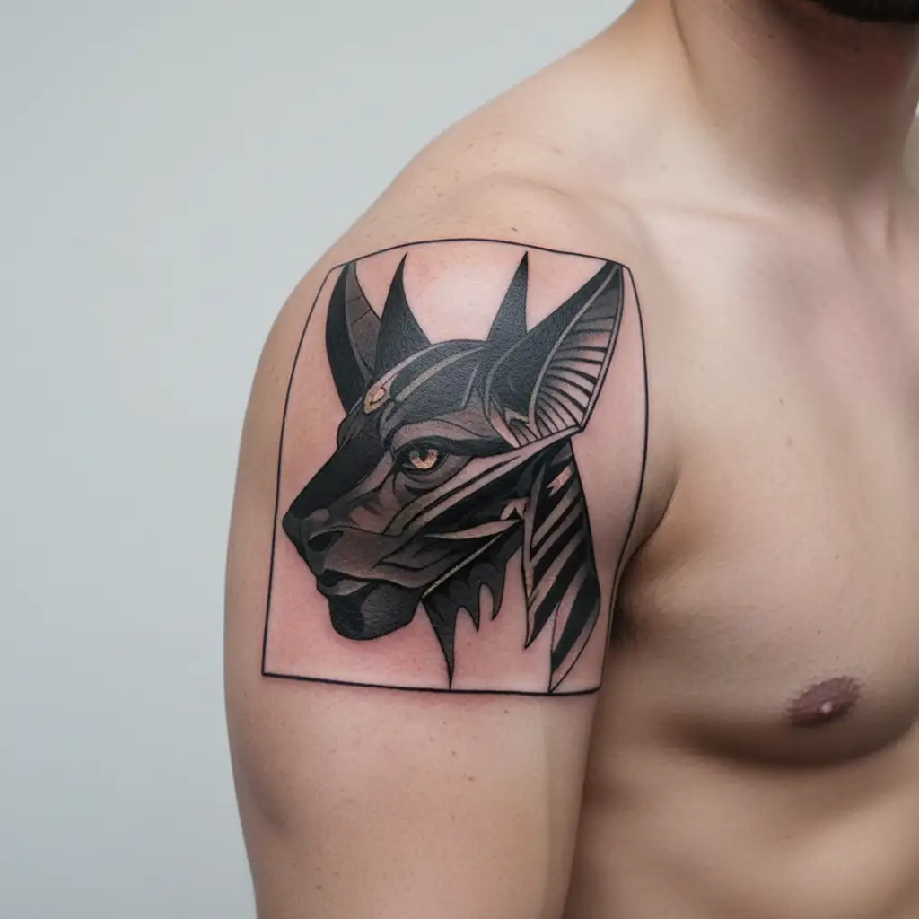 Anubis tattoo design idea