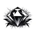 Double Black Diamond tattoo design idea