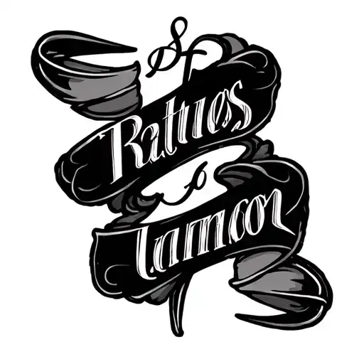 Design a two-line text tattoo that wraps around the upper arm and converges at the inner elbow.– The first line of text tattoo design idea