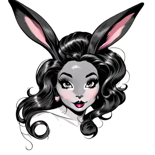 Jessica rabbit tattoo design idea