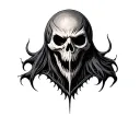 death eater mark tattoo design idea