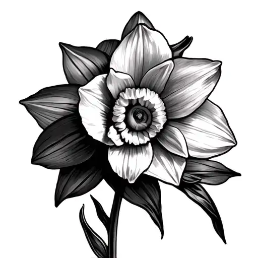 Daffodil And Jonquil tattoo design idea