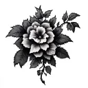 Gothic Vine tattoo design idea