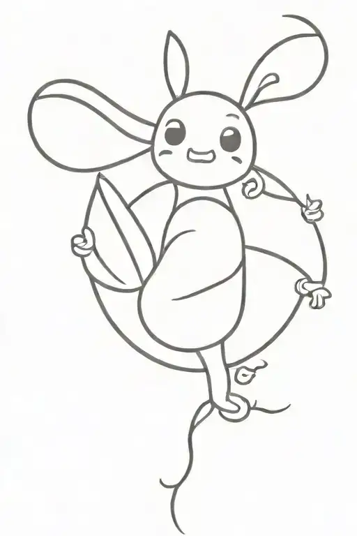 aspire to inspire with cartoon character tattoo design idea