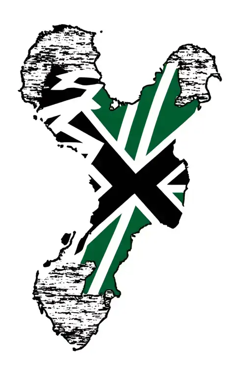 south africa new Zealand flag tattoo design idea