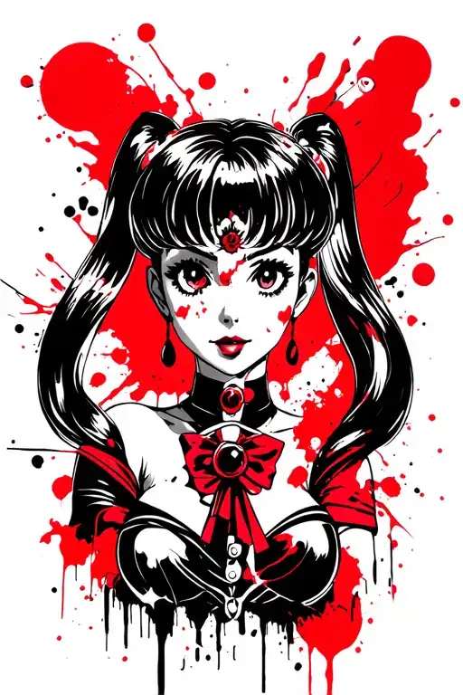 Sailor Moon tattoo design idea