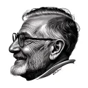 dad memorial tattoo design idea