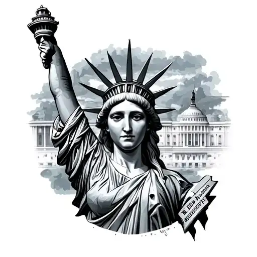 Washington Dc tattoo design idea