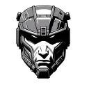 DoomGuy Marine Face tattoo design idea