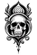 Scroll tattoo design idea