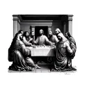Last Supper tattoo design idea