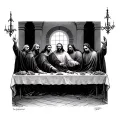 Last Supper tattoo design idea