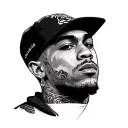 Chris Brown tattoo design idea