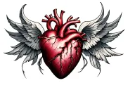 immaculate heart tattoo design idea