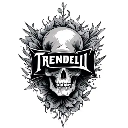 the name "Trendell" tattoo design idea