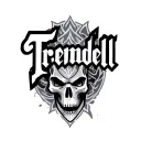 the name "Trendell" tattoo design idea
