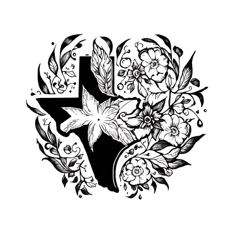 4,366+ Texas Tattoos in 2026 - BlackInk AI