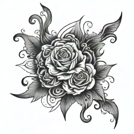 444 tattoo design idea