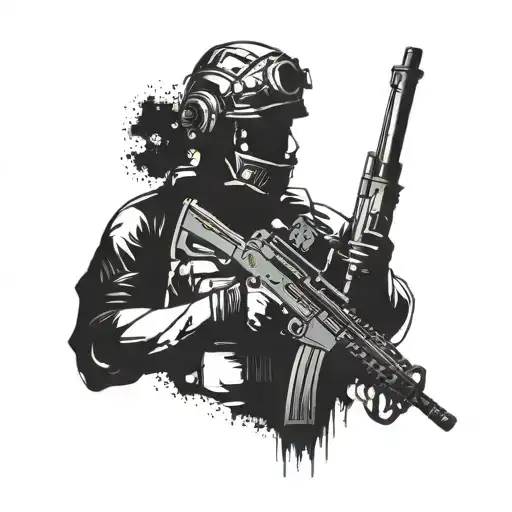 Call of duty  tattoo design idea