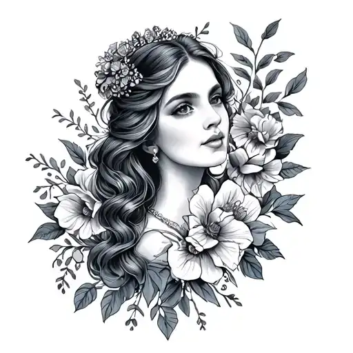lucia tattoo design idea