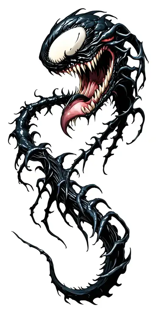 venom carnage tattoo design idea
