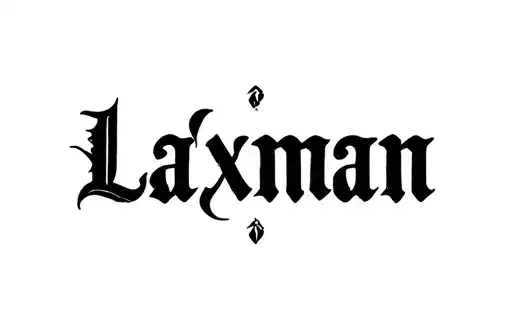 "laxman" tattoo design idea