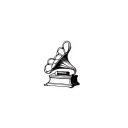 gramophone tattoo design idea