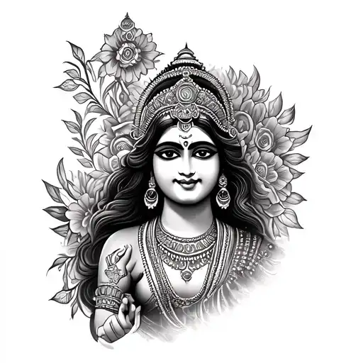 laxmi narayan tattoo design idea