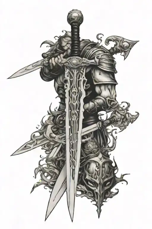 cascas sword from berserk tattoo design idea