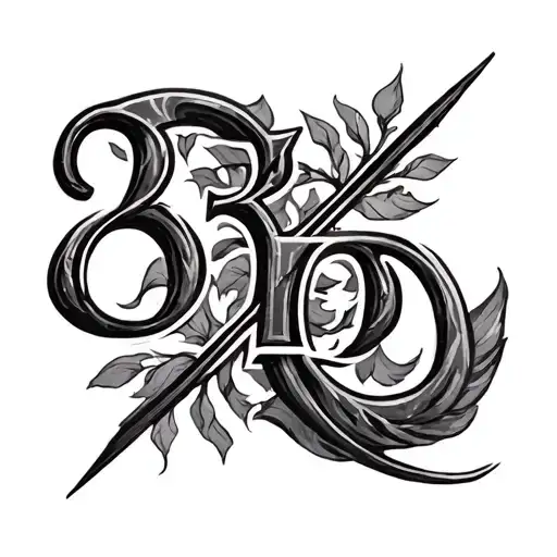 1980 Roman Numerals tattoo design idea