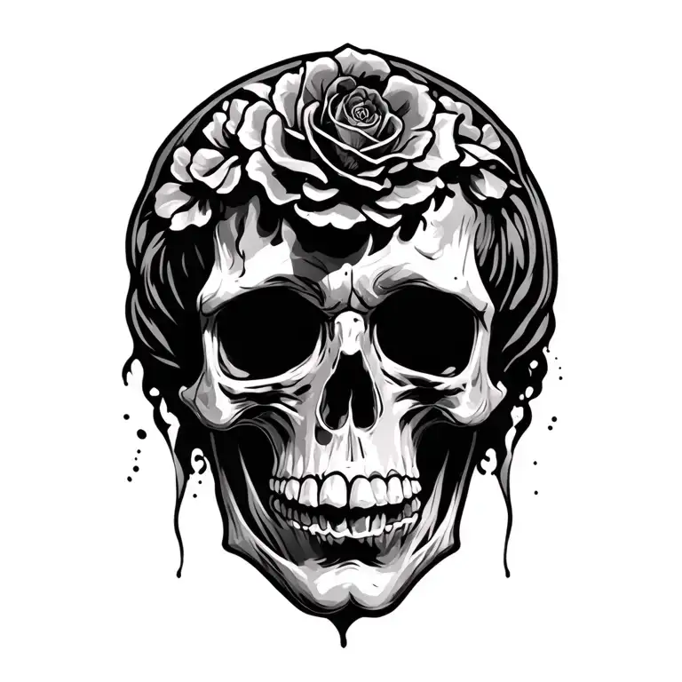 Dad death dementia tattoo design idea