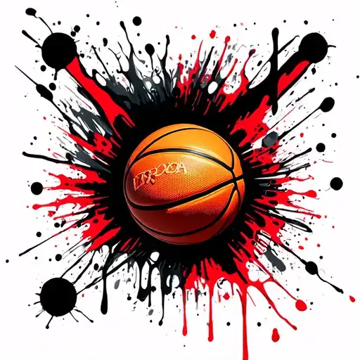 basketball that has long live toya on it tattoo design idea