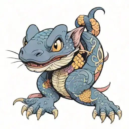 figment disney tattoo design idea
