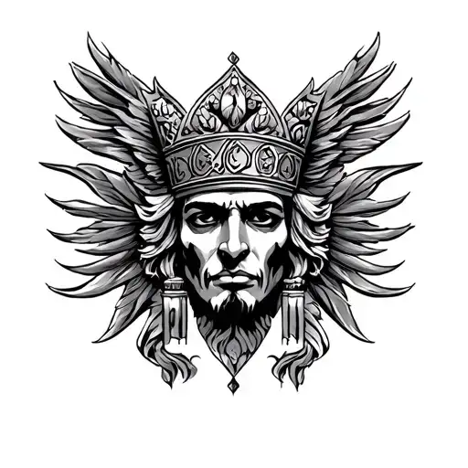 Latin Kings tattoo design idea
