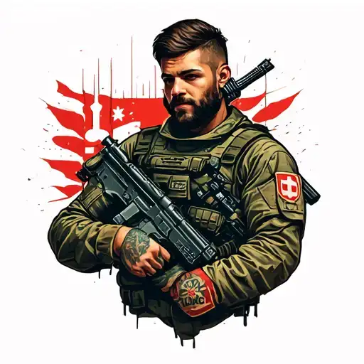 combat medic, repeat tattoo design idea