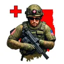 combat medic, repeat tattoo design idea